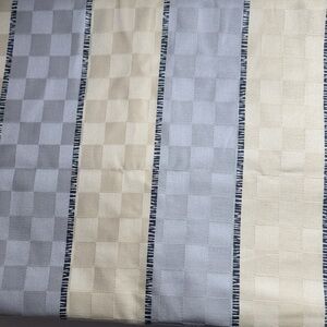 Striped Checkered Waverly decorator Fabric cotton 69” x 54”wide #456